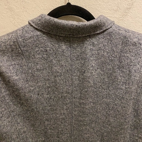 Banana Republic Gray Wool Blend Blazer Size 4 - Picture 10 of 12